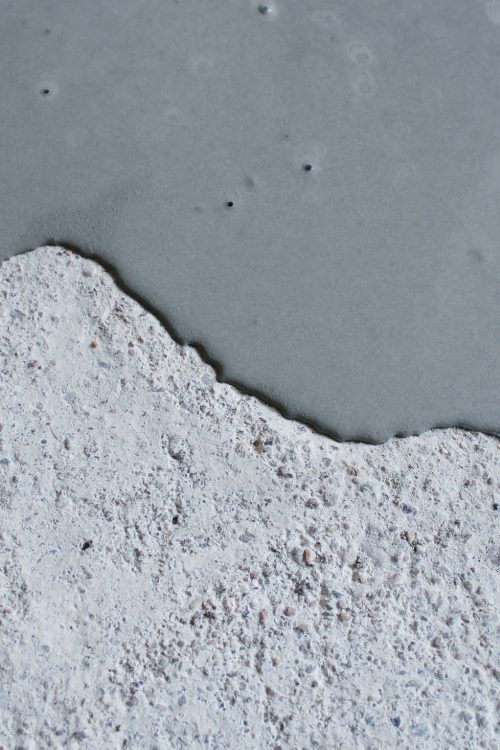 concrete on surface